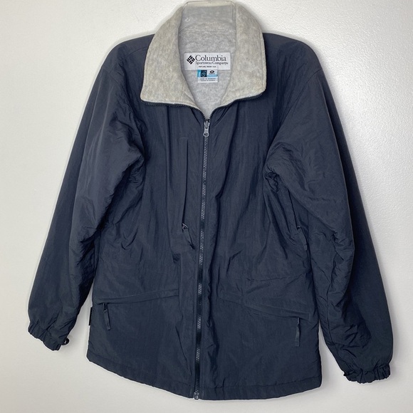 COLUMBIA Woman’s Interchange Jacket Blue / Charcoal size M - Picture 8 of 16